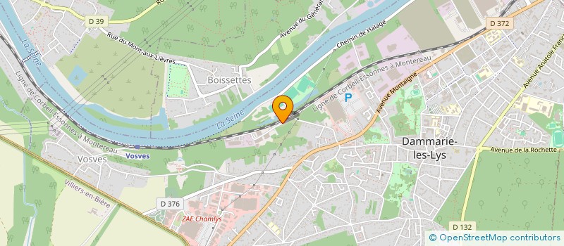 localisation de l'entreprise CVTP à DAMMARIE-LES-LYS