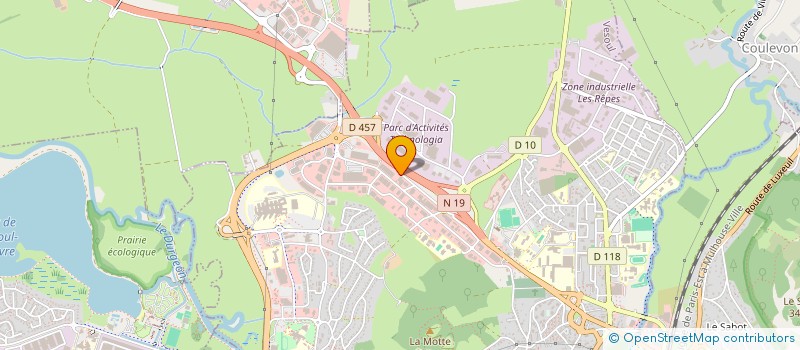 localisation de l'entreprise CVV à VESOUL