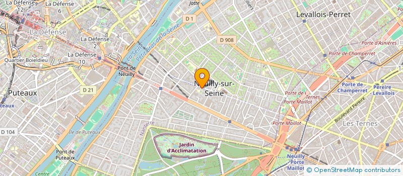 localisation de l'entreprise CVV CONSULTING  NEUILLY-SUR-SEINE