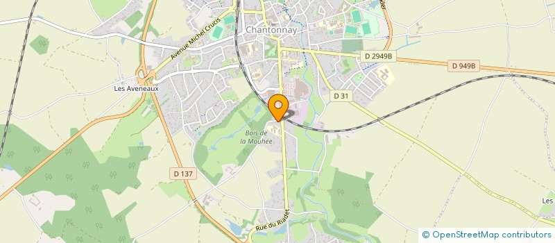 localisation de l'entreprise CVVB VINS ANTHOLOG COMPT VENDEE BORD à CHANTONNAY