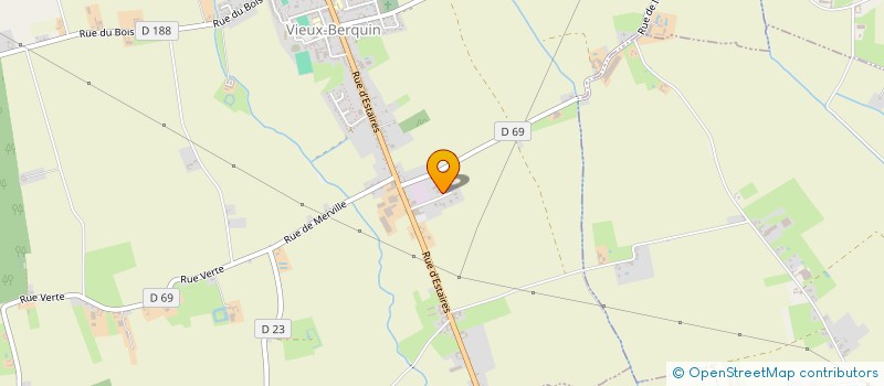 localisation de l'entreprise CVX  VIEUX-BERQUIN