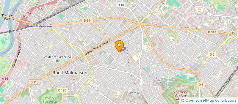 localisation de l'entreprise CVY HOLDING à RUEIL-MALMAISON