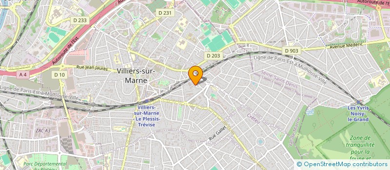 localisation de l'entreprise CVYM  VILLIERS-SUR-MARNE