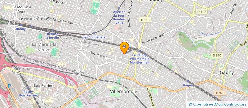 localisation de l'entreprise CVZ BAT à VILLEMOMBLE