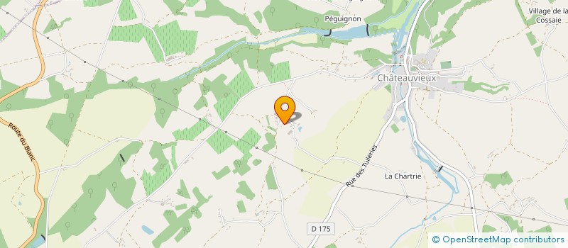 localisation de l'entreprise CW  CHATEAUVIEUX