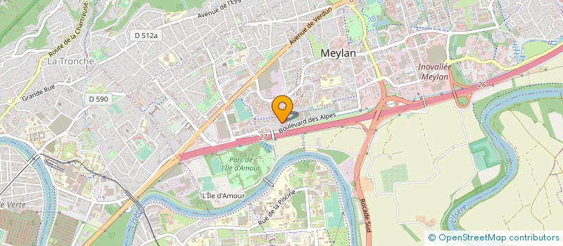 localisation de l'entreprise CW CONSTRUCTION à MEYLAN