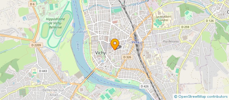 localisation de l'entreprise CW COUVERTURE  VICHY