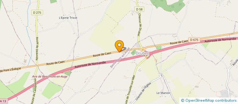 localisation de l'entreprise CW ENERGIES  BEAUMONT-EN-AUGE