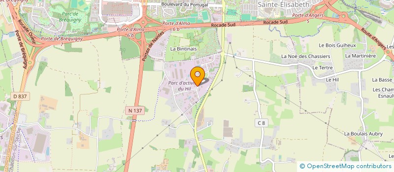 localisation de l'entreprise CW EXPANSION  NOYAL-CHATILLON-SUR-SEICHE