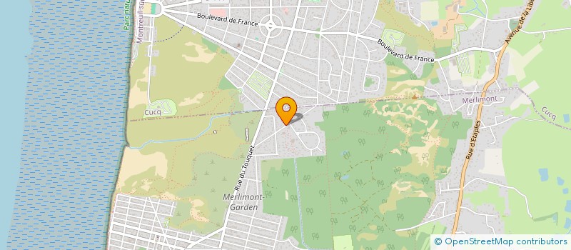 localisation de l'entreprise CW IMMO  MERLIMONT