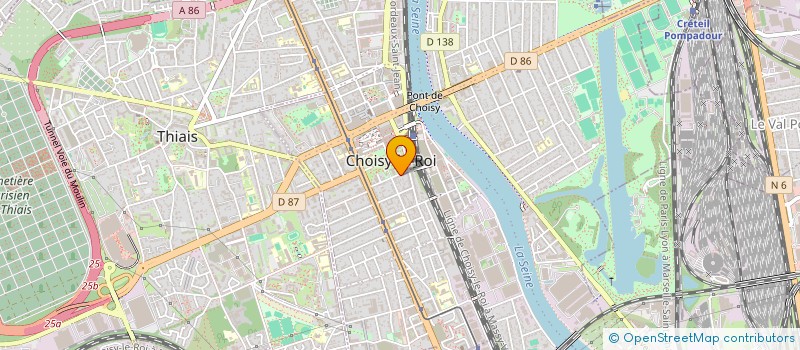 localisation de l'entreprise CW INVEST à CHOISY-LE-ROI