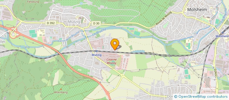 localisation de l'entreprise CW STRUCTURA  MUTZIG