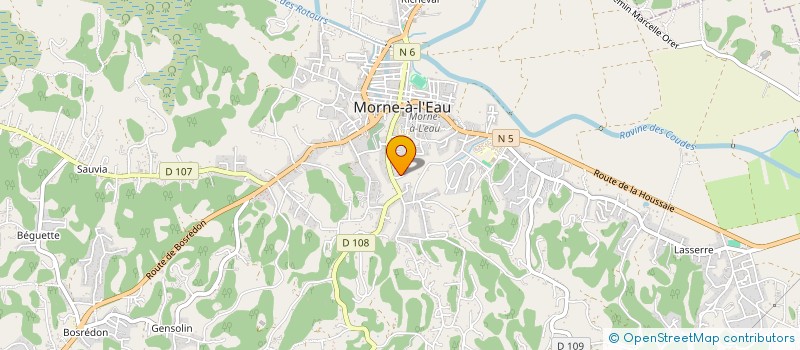localisation de l'entreprise CW1 à MORNE A L'EAU