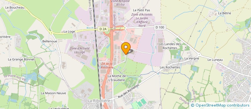 localisation de l'entreprise CW1  DOMPIERRE-SUR-YON