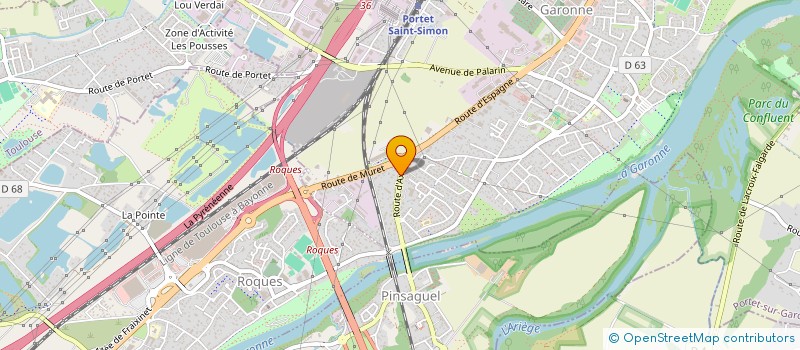 localisation de l'entreprise CW2P à PORTET SUR GARONNE