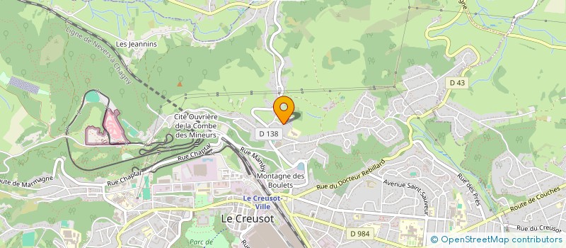 localisation de l'entreprise CW2S à LE CREUSOT