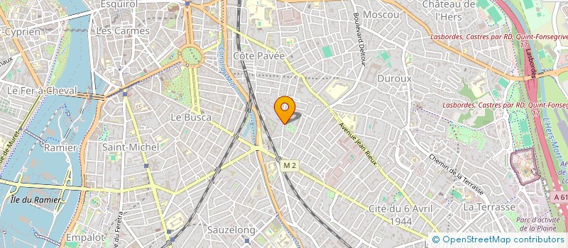 localisation de l'entreprise CWA à TOULOUSE