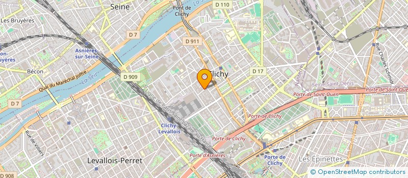 localisation de l'entreprise CWAT AGENCY à LEVALLOIS-PERRET