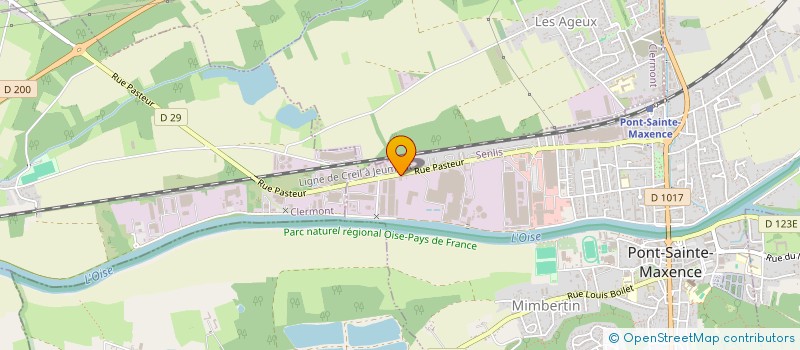 localisation de l'entreprise CWB  PONT-SAINTE-MAXENCE