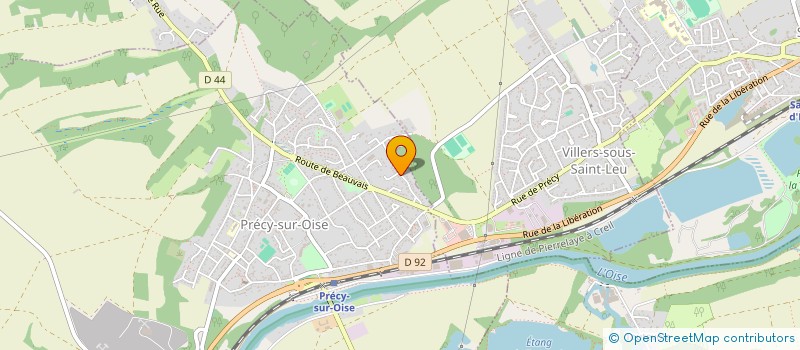 localisation de l'entreprise CWB  PRECY-SUR-OISE