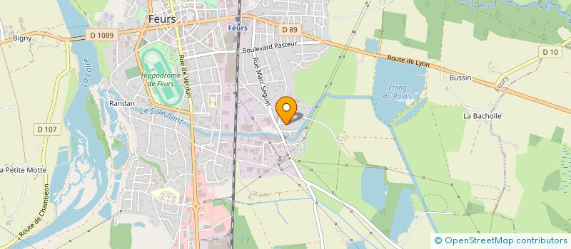 localisation de l'entreprise CWD IMMOBILIER  FEURS