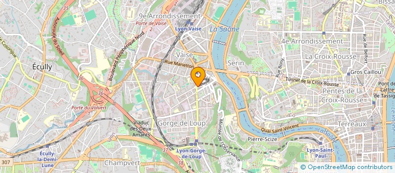 localisation de l'entreprise CWF à LYON