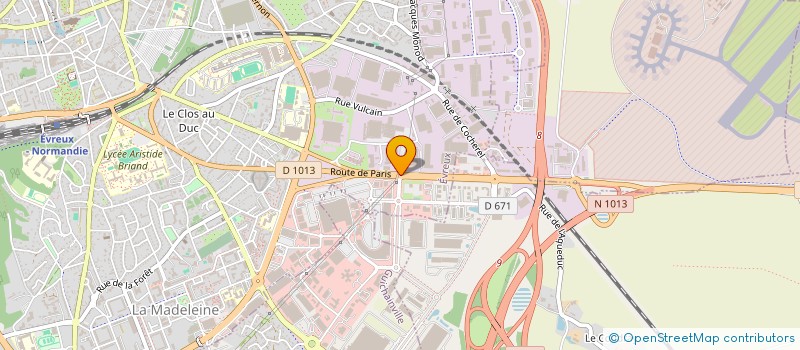 localisation de l'entreprise CWF ALLIANCE  EVREUX