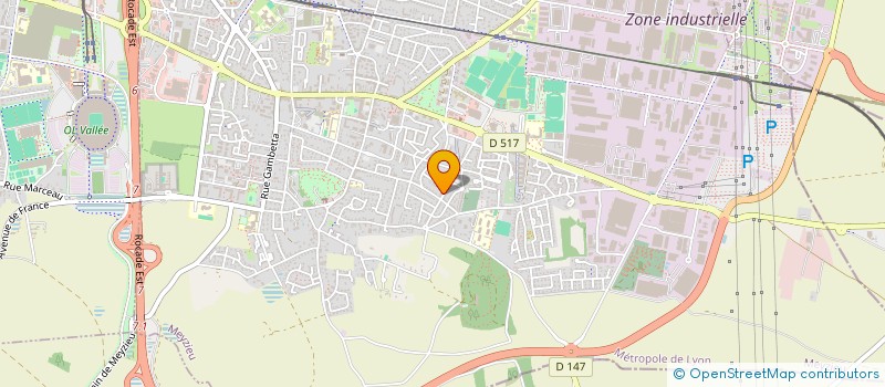 localisation de l'entreprise CWF IMMOBILIER  MEYZIEU