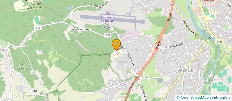 localisation de l'entreprise CWF LOISIRS à SAUMUR