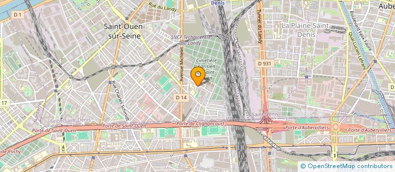 localisation de l'entreprise CWL à SAINT-OUEN-SUR-SEINE