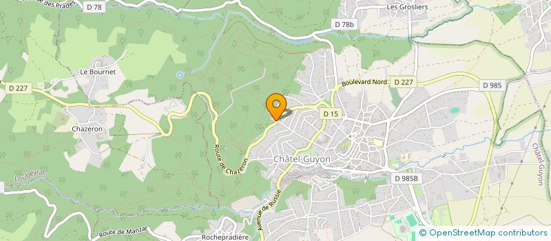 localisation de l'entreprise CWL GROUP  CHATEL-GUYON