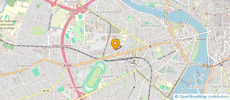 localisation de l'entreprise CWM à TOULOUSE