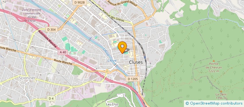 localisation de l'entreprise CWQD  CLUSES
