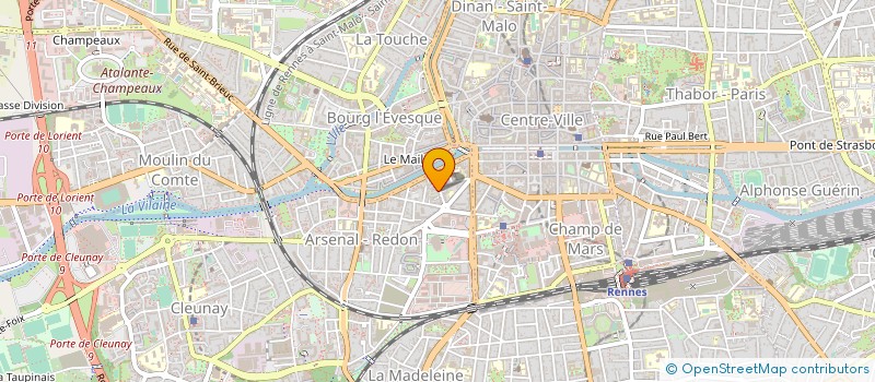 localisation de l'entreprise CWR à RENNES