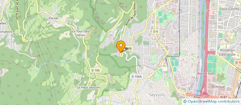 localisation de l'entreprise CWS à SEYSSINET-PARISET