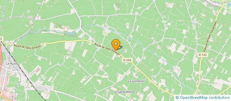 localisation de l'entreprise CWT & CO à SAINT-EMILION