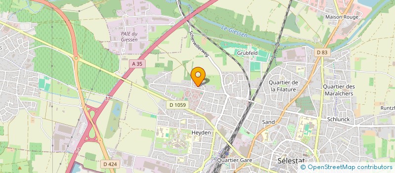 localisation de l'entreprise CX HOMES  SELESTAT