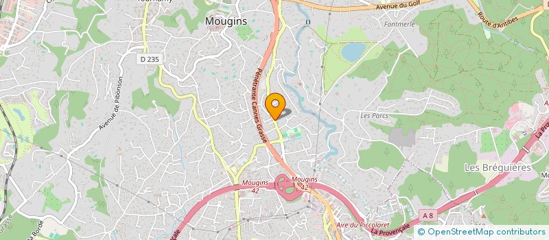 localisation de l'entreprise CX IMMOBILIER à MOUGINS