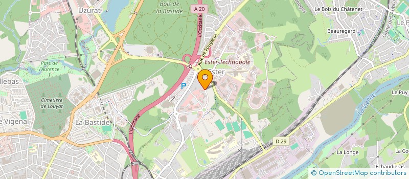 localisation de l'entreprise CX INGENIERY à LIMOGES