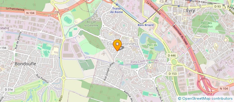 localisation de l'entreprise CX MOMENTUM  EVRY-COURCOURONNES