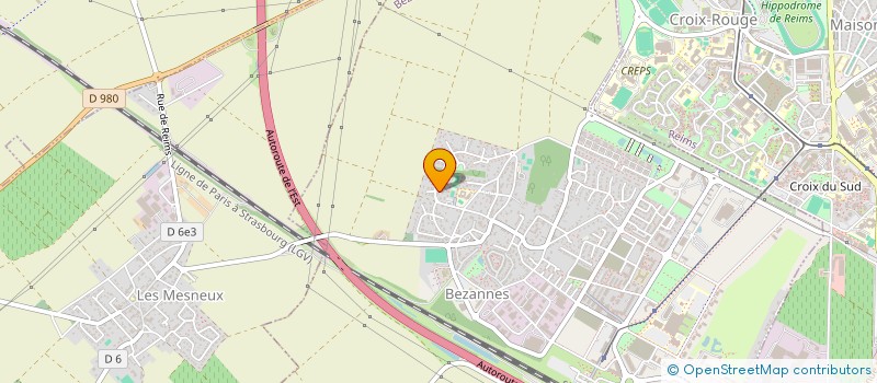 localisation de l'entreprise CX PRODUCTION  BEZANNES