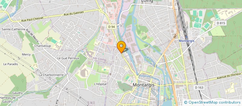 localisation de l'entreprise CXAJB à MONTARGIS