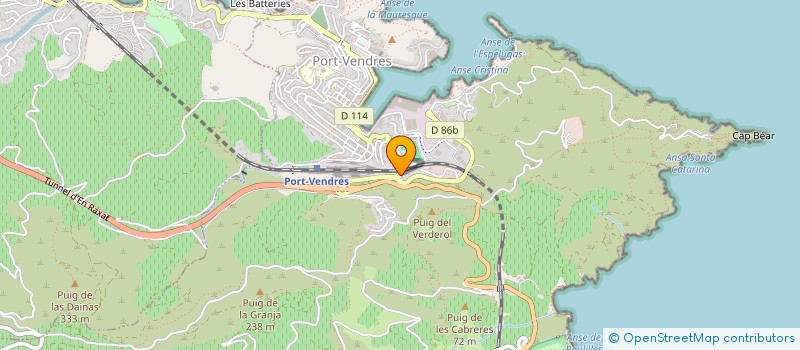 localisation de l'entreprise CXM  PORT-VENDRES