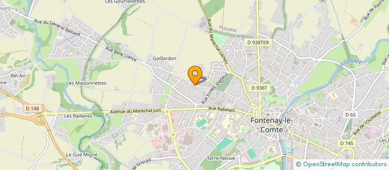 localisation de l'entreprise CXO2 ADVISORY à FONTENAY-LE-COMTE