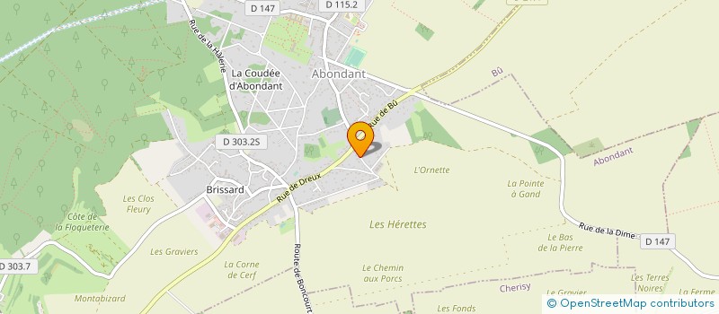 localisation de l'entreprise CXR ANDERSON JACOBSON à ABONDANT