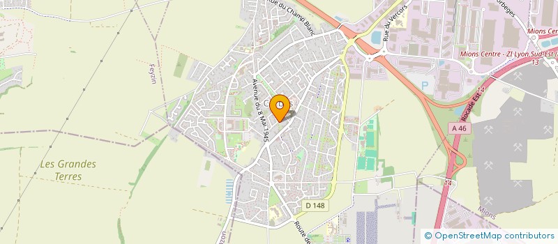 localisation de l'entreprise CXSB à CORBAS