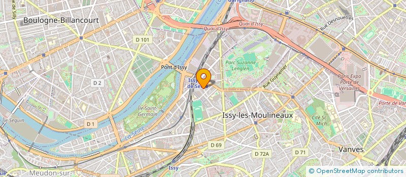 localisation de l'entreprise CXT 156 à ISSY-LES-MOULINEAUX