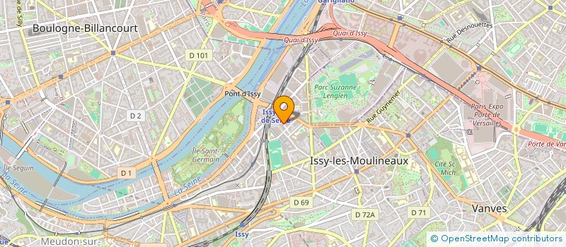 localisation de l'entreprise CXT 157 à ISSY-LES-MOULINEAUX