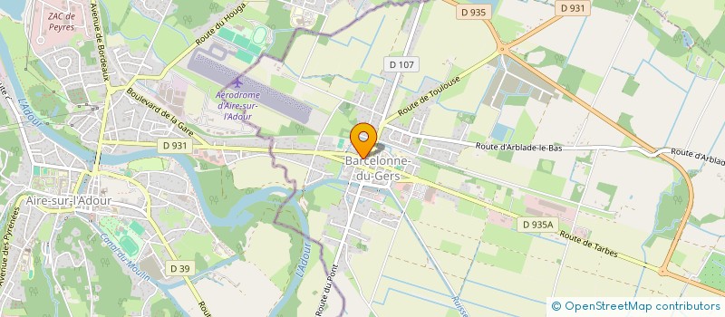 localisation de l'entreprise CY  BARCELONNE-DU-GERS