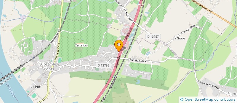 localisation de l'entreprise CY AND COMPAGNY  CUBZAC-LES-PONTS